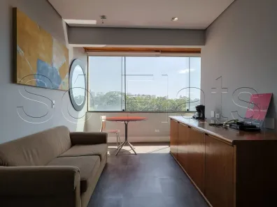 Apartamento com 1 Quarto para alugar, 34m² no Paraíso do Morumbi, São Paulo