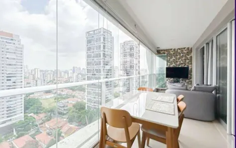Apartamento com 1 Quarto à venda, 48m² no Cidade Monções, São Paulo