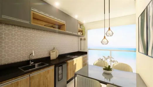 Apartamento com 2 Quartos à venda, 75m² no Jardim Caiahu, Mongaguá