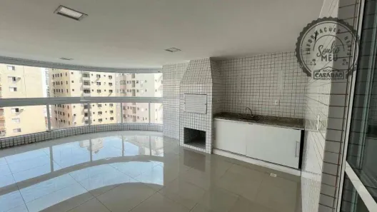 Apartamento com 3 Quartos para alugar, 170m² no Tupi, Praia Grande