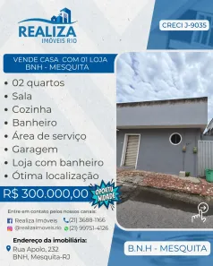 Apartamento com 2 Quartos à venda, 110m² no BNH, Mesquita