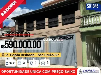 Sobrado com 3 Quartos à venda, 127m² no Jardim Capão Redondo, São Paulo