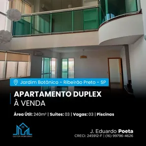Apartamento com 3 Quartos à venda, 240m² no Jardim Canadá, Ribeirão Preto