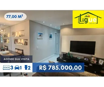 Apartamento com 3 Quartos à venda, 77m² no Jardim Esmeralda, São Paulo