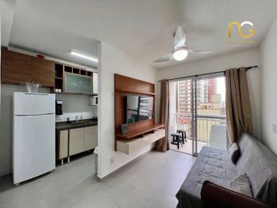 Apartamento com 1 Quarto à venda, 45m² no Ocian, Praia Grande