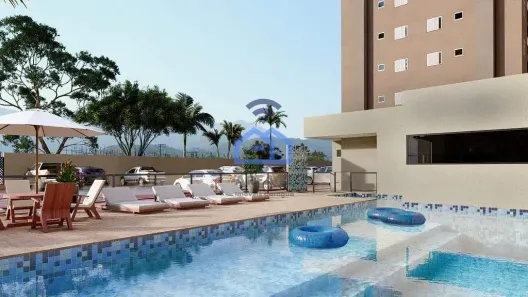 Apartamento com 2 Quartos à venda, 56m² no Loteamento Vila Indaiá, Caraguatatuba