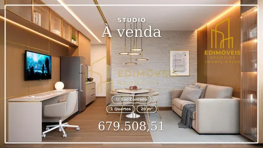 Apartamento com 1 Quarto à venda, 20m² no São Conrado, Vila Velha