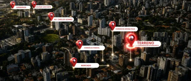 Lote/Terreno à venda, 560m² no Mont Serrat, Porto Alegre