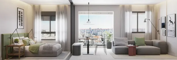 Apartamento com 2 Quartos à venda, 41m² no Santo Amaro, São Paulo