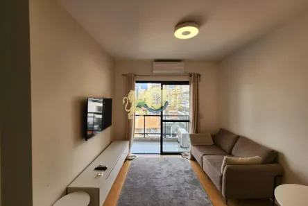 Flat com 1 Quarto para alugar, 48m² no Vila Olímpia, São Paulo