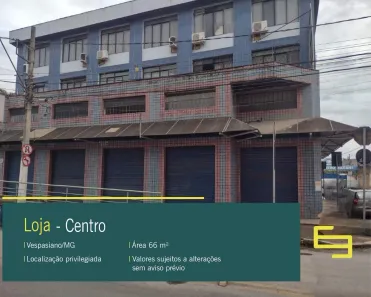 Ponto Comercial à venda, 66m² no Centro, Vespasiano