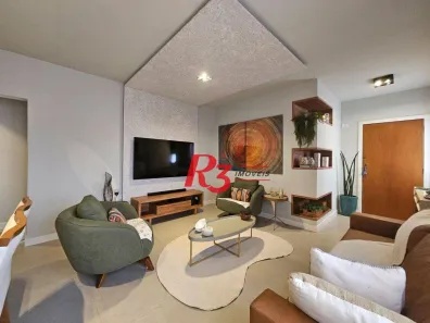 Apartamento com 4 Quartos à venda, 165m² no Pompéia, Santos