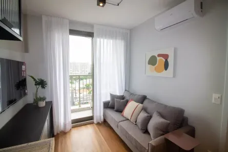 Apartamento com 1 Quarto para venda ou aluguel, 31m² no Campo Belo, São Paulo