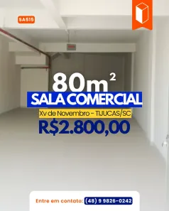 Ponto Comercial para alugar, 80m² no Centro, Tijucas