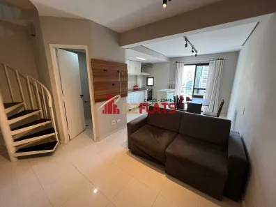 Flat com 1 Quarto para alugar, 65m² no Moema, São Paulo