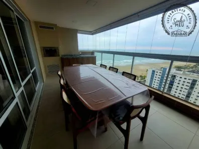 Apartamento com 3 Quartos para alugar, 143m² no Aviação, Praia Grande