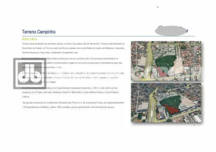 Lote/Terreno à venda, 3384m² no Cascadura, Rio de Janeiro