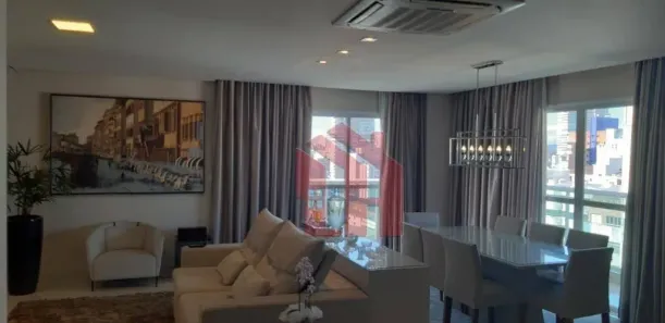 Apartamento com 3 Quartos para alugar, 206m² no Pompéia, Santos