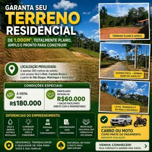 Lote/Terreno à venda, 1000m² no Centro, Mairinque