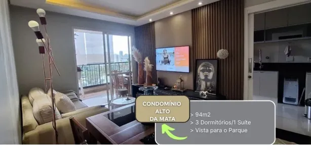 Apartamento com 3 Quartos à venda, 94m² no Jardim Tupanci, Barueri