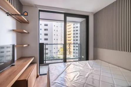 Apartamento com 1 Quarto para alugar, 26m² no Batel, Curitiba