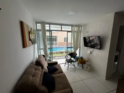 Apartamento com 2 Quartos para alugar, 46m² no Porto das Dunas, Aquiraz