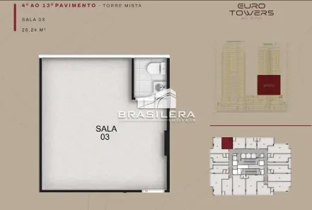 Sala Comercial à venda, 25m² no Park Lozandes, Goiânia