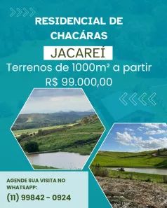 Lote/Terreno à venda, 1000m² no Rio Abaixo, Jacareí