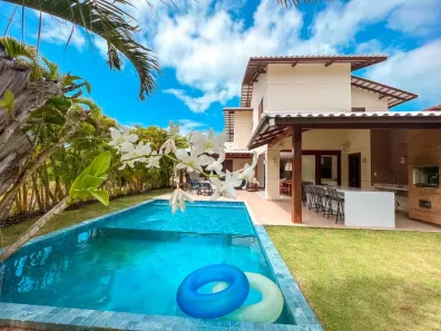 Casa de Condomínio com 5 Quartos para alugar, 380m² no Praia do Forte, Mata de São João