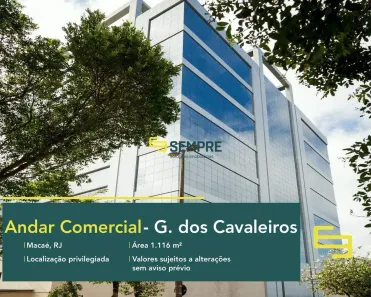 Imóvel Comercial para alugar, 1117m² no Granja dos Cavaleiros, Macaé