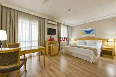 Flat com 1 Quarto para alugar, 32m² no Higienópolis, São Paulo