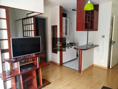 Flat com 1 Quarto para alugar, 35m² no Moema, São Paulo