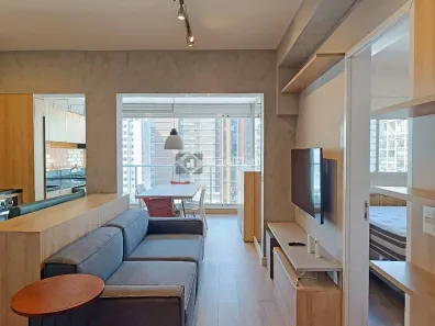 Apartamento com 1 Quarto para alugar, 48m² no Indianópolis, São Paulo