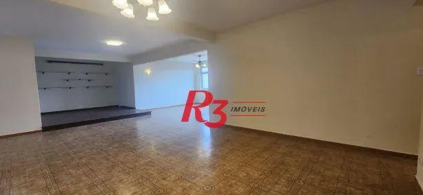Apartamento com 3 Quartos para alugar, 173m² no Embaré, Santos