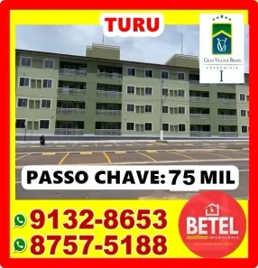 Apartamento com 2 Quartos à venda, 57m² no Turu, São Luís