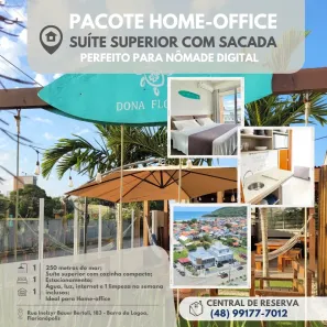 Apartamento com 1 Quarto para alugar, 18m² no Barra da Lagoa, Florianópolis