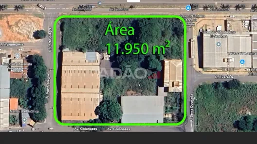 Lote/Terreno à venda, 11950m² no Jardim Petrópolis, Goiânia
