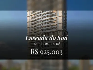 Apartamento com 1 Quarto à venda, 39m² no Enseada do Suá, Vitória