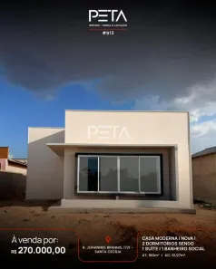 Casa com 2 Quartos à venda, 62m² no Cidade de Santa Cecília, Cantá