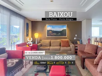 Apartamento com 3 Quartos à venda, 220m² no Petrópolis, Porto Alegre