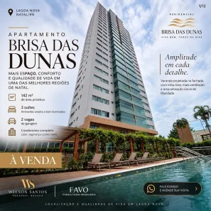 Apartamento com 3 Quartos à venda, 142m² no Lagoa Nova, Natal