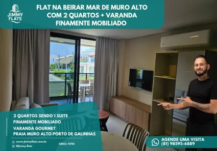 Apartamento com 2 Quartos à venda, 62m² no Muro Alto, Ipojuca