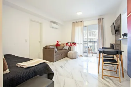 Flat com 1 Quarto à venda, 75m² no Jardim Leonor, São Paulo