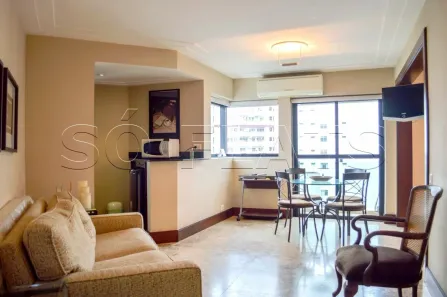 Flat com 1 Quarto para alugar, 45m² no Cerqueira César, São Paulo