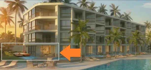 Apartamento com 3 Quartos à venda, 217m² no Praia dos Carneiros, Tamandaré