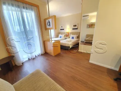 Flat com 1 Quarto para alugar, 27m² no Jardim Anália Franco, São Paulo