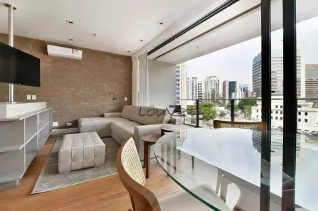 Apartamento com 1 Quarto para venda ou aluguel, 62m² no Vila Olímpia, São Paulo