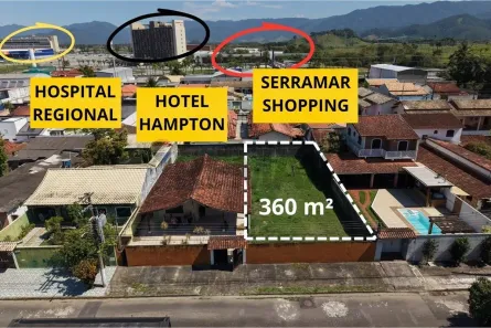 Lote/Terreno à venda, 360m² no Jardim Britânia, Caraguatatuba