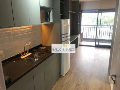 Apartamento com 1 Quarto para venda ou aluguel, 26m² no Santo Amaro, São Paulo