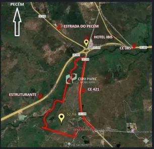 Lote/Terreno à venda, 570000m² no Garrote, Caucaia